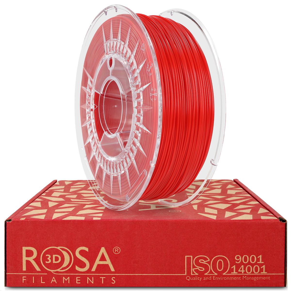 FILAMENT 3D ROSA TPU HardTech+ 83D Red (1kg / 1.75mm)