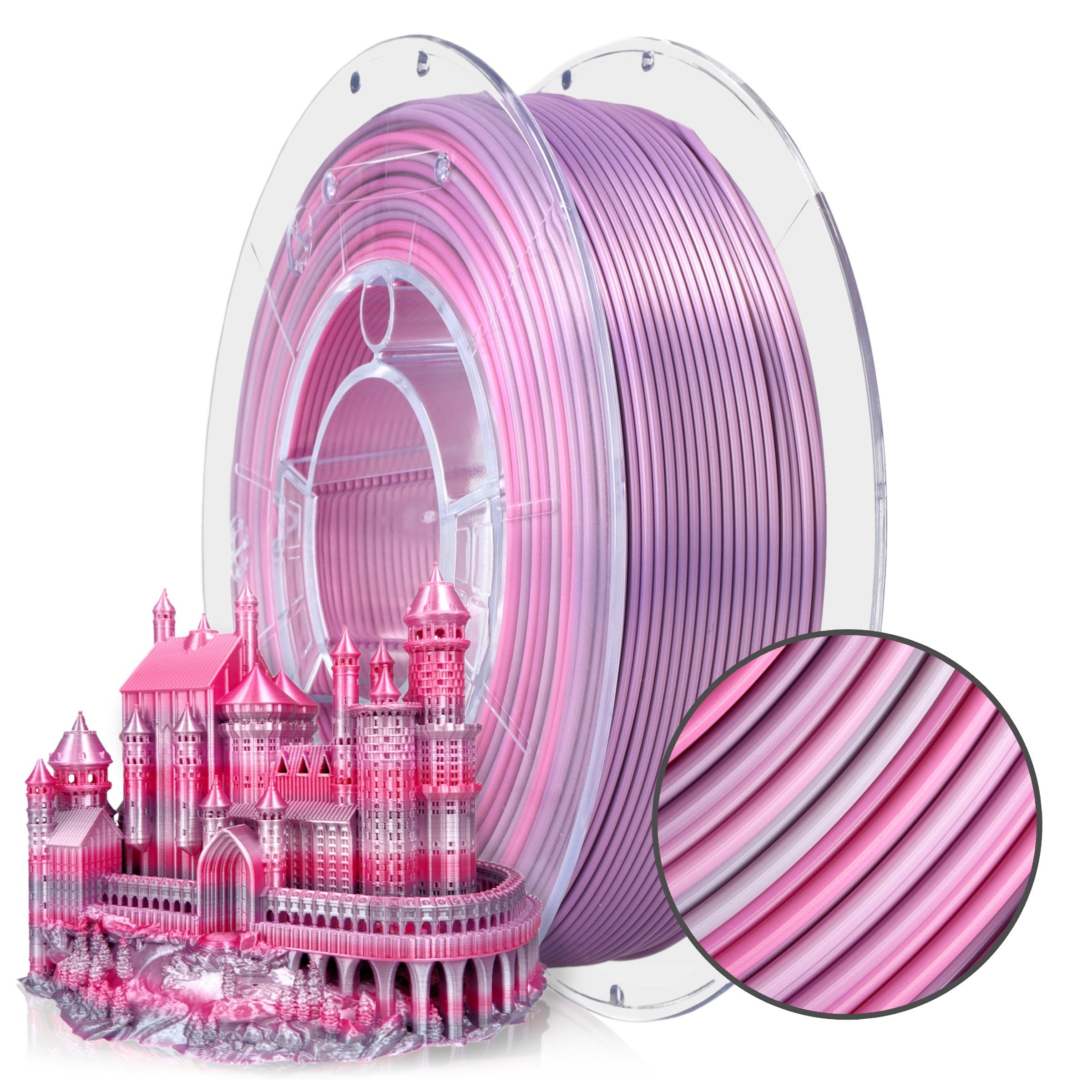 FILAMENT 3D PLA Multicolour Flower (0.35kg / 1.75mm)