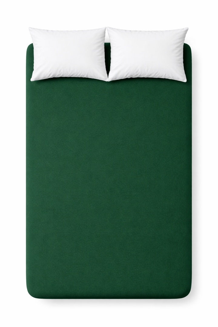 Przescieradło z gumką Jersey 160x200 , butelkowa zieleń