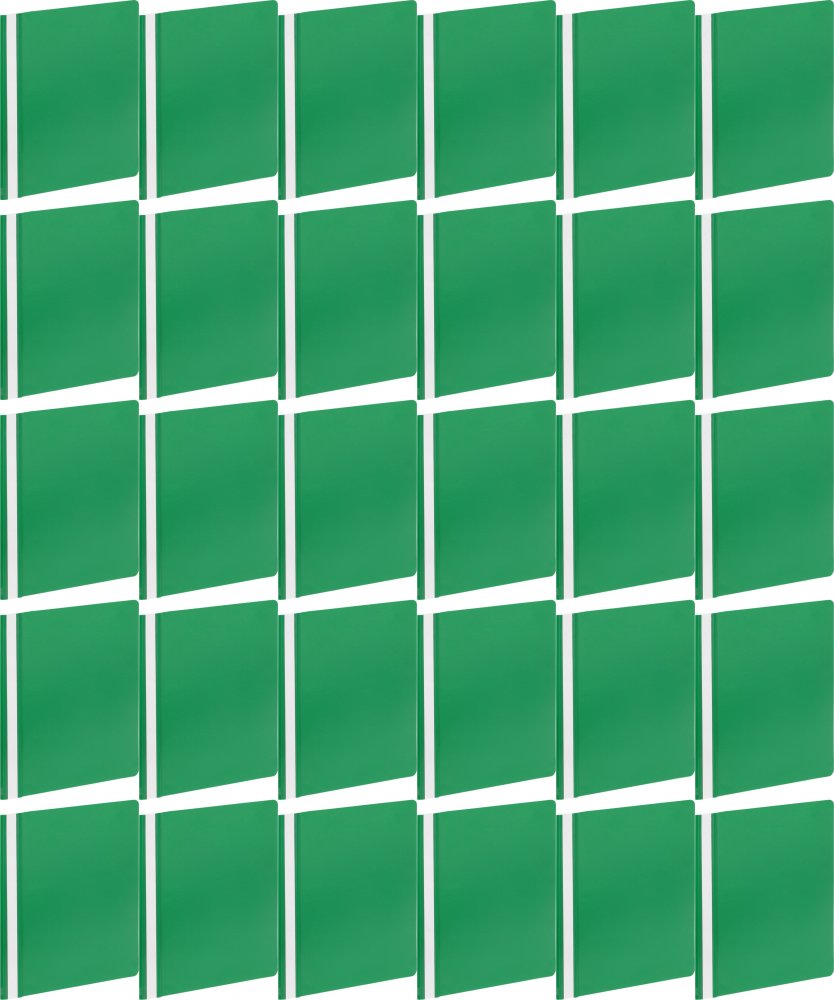 40x Skoroszyt plastikowy bez oczek Grand GR 505, A4, zielony