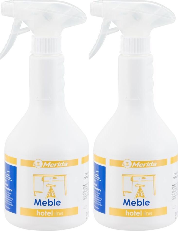 2x Środek do pielęgnacji drewna i powierzchni drewnopodobnych Merida B&H Line, 600ml