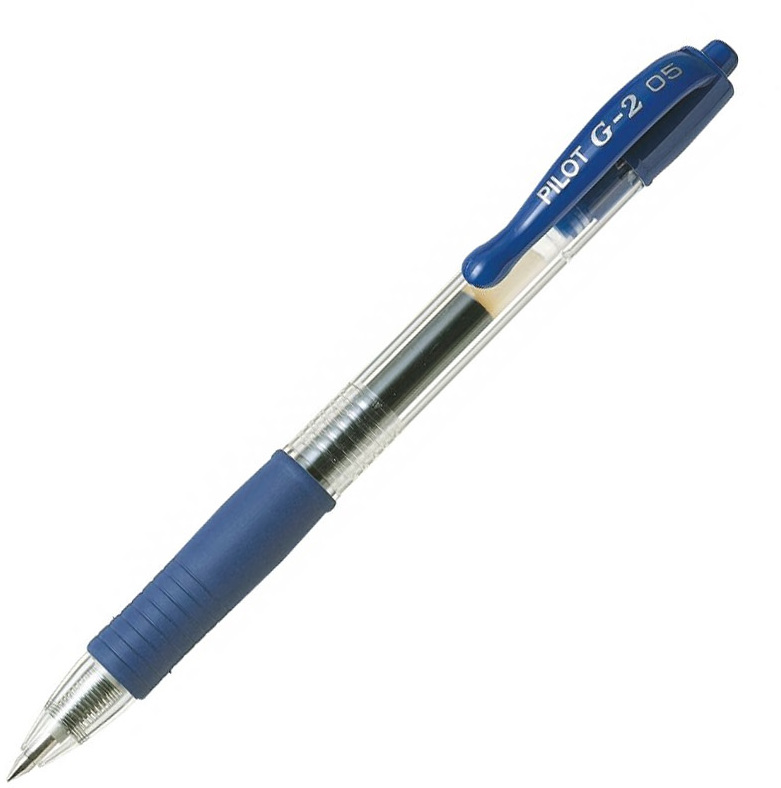 Długopis żelowy automatyczny Pilot, G2, 0.5mm, niebieski