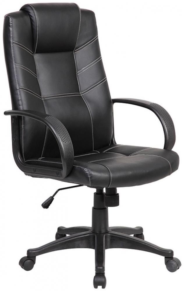 Fotel biurowy Office Products Corsica, ekoskóra, czarny