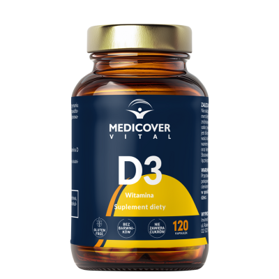 Medicover Vital Witamina D3 Softgel – Kapsułki Żelatynowe