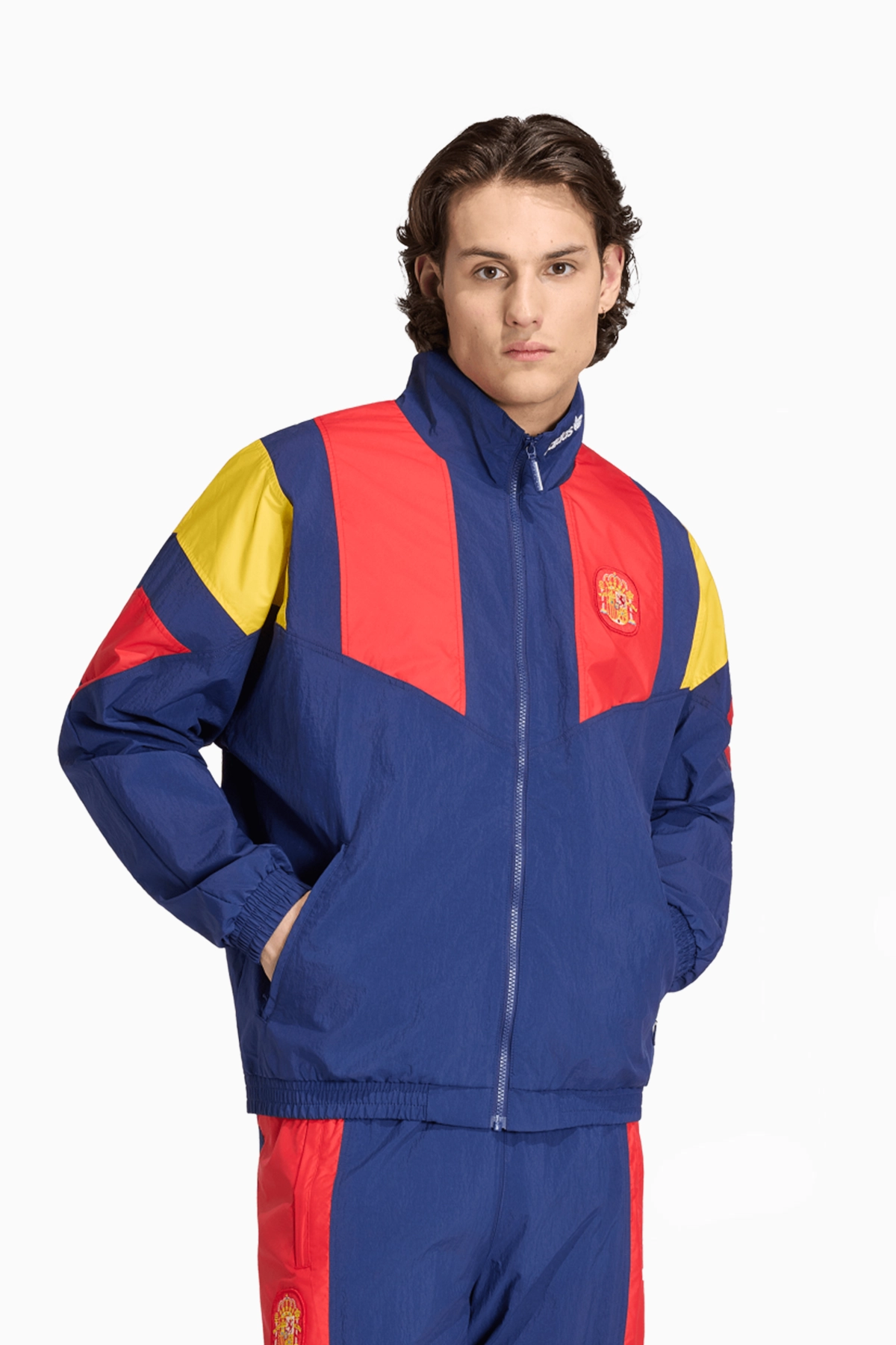 Bluza Reprezentacji Hiszpanii adidas Originals EQT Track - Granatowy