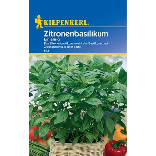 0.5 g, Bazalka citrónová - : Monžstvo balíkov: 0.5 g