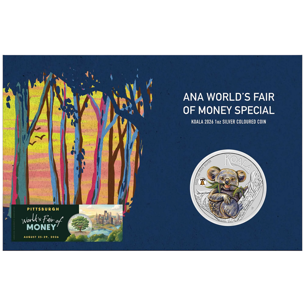 Srebrna moneta Koala (ANA World’s Fair of Money Special) 2026 1 uncja - wysyłka 24 h! - Mennica Skarbowa