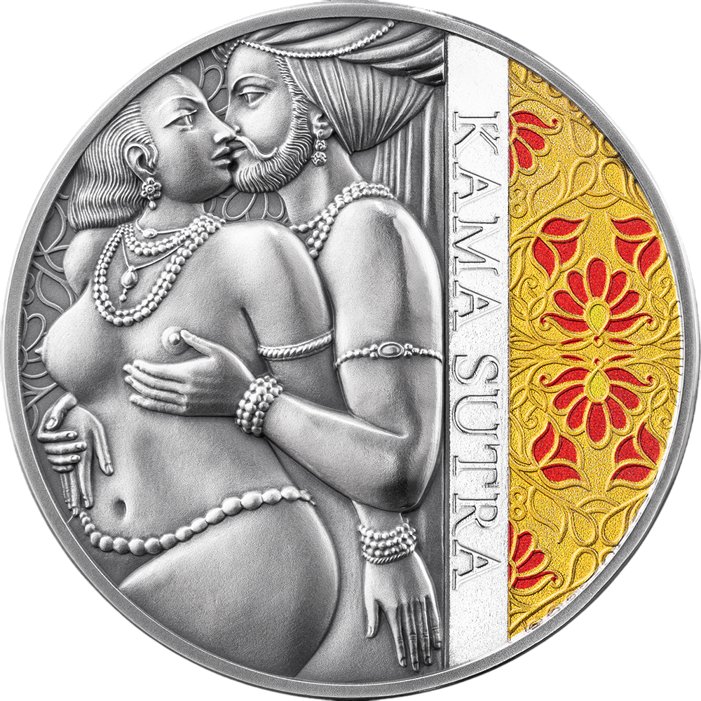 Srebrna moneta Chwile miłości: Kamasutra II 2025 1 uncja - wysyłka 24 h! - Mennica Skarbowa