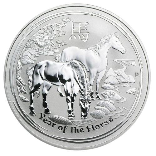 Srebrna moneta Rok Konia 2014 1000 g (1 kg) - wysyłka 24 h! - Mennica Skarbowa