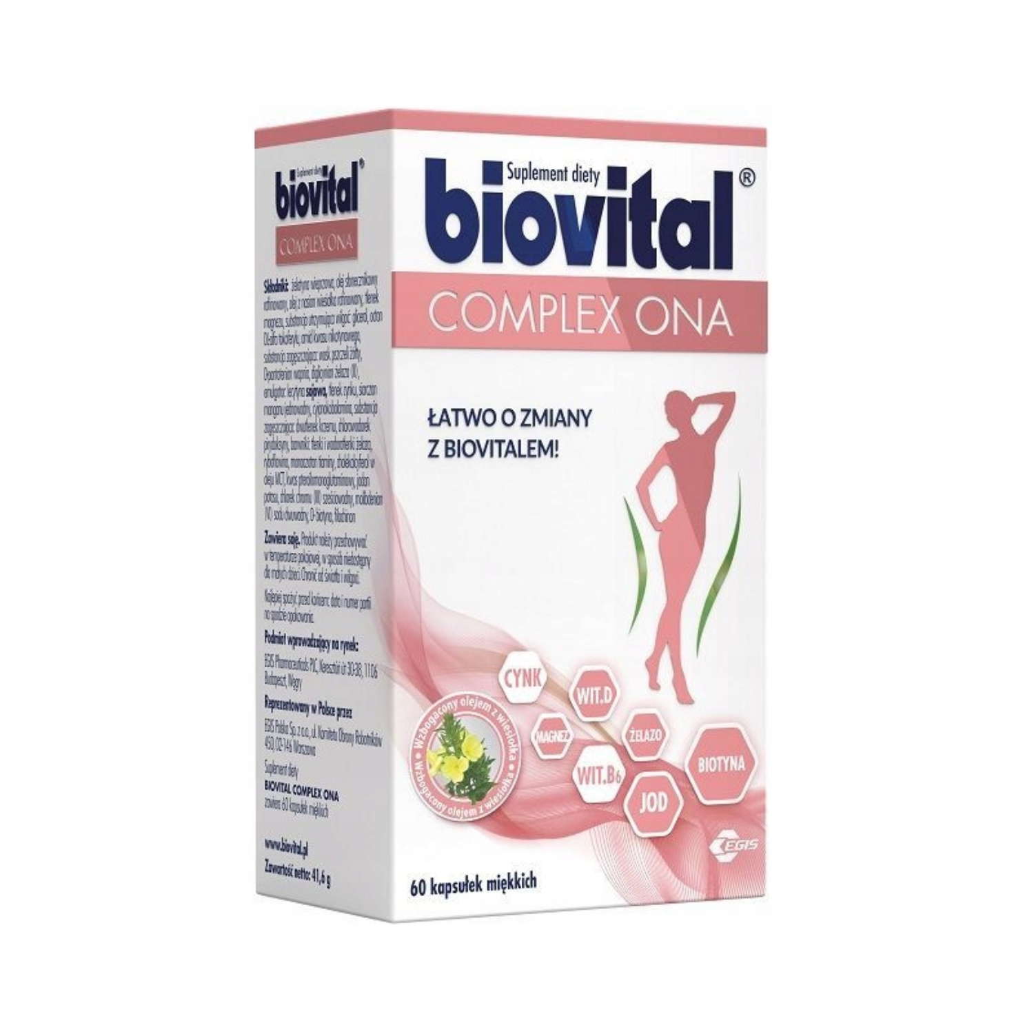 Biovital complex ona, 60 kapsułek