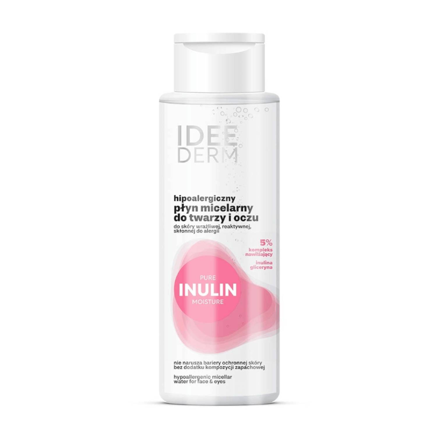 Idee derm - hipoalergiczny płyn micelarny do twarzy i oczu, 400 ml