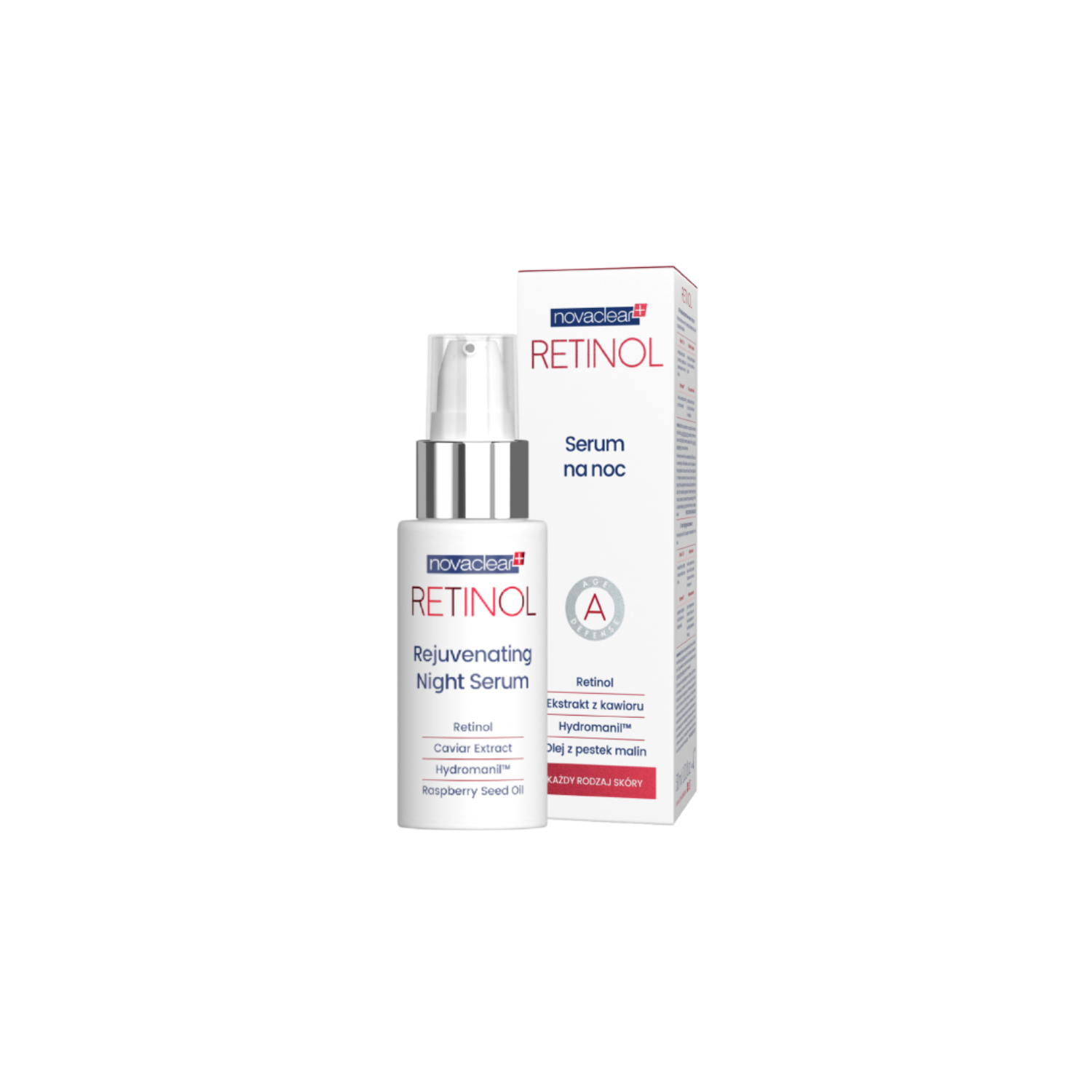 Novaclear retinol - serum na noc, 30 ml