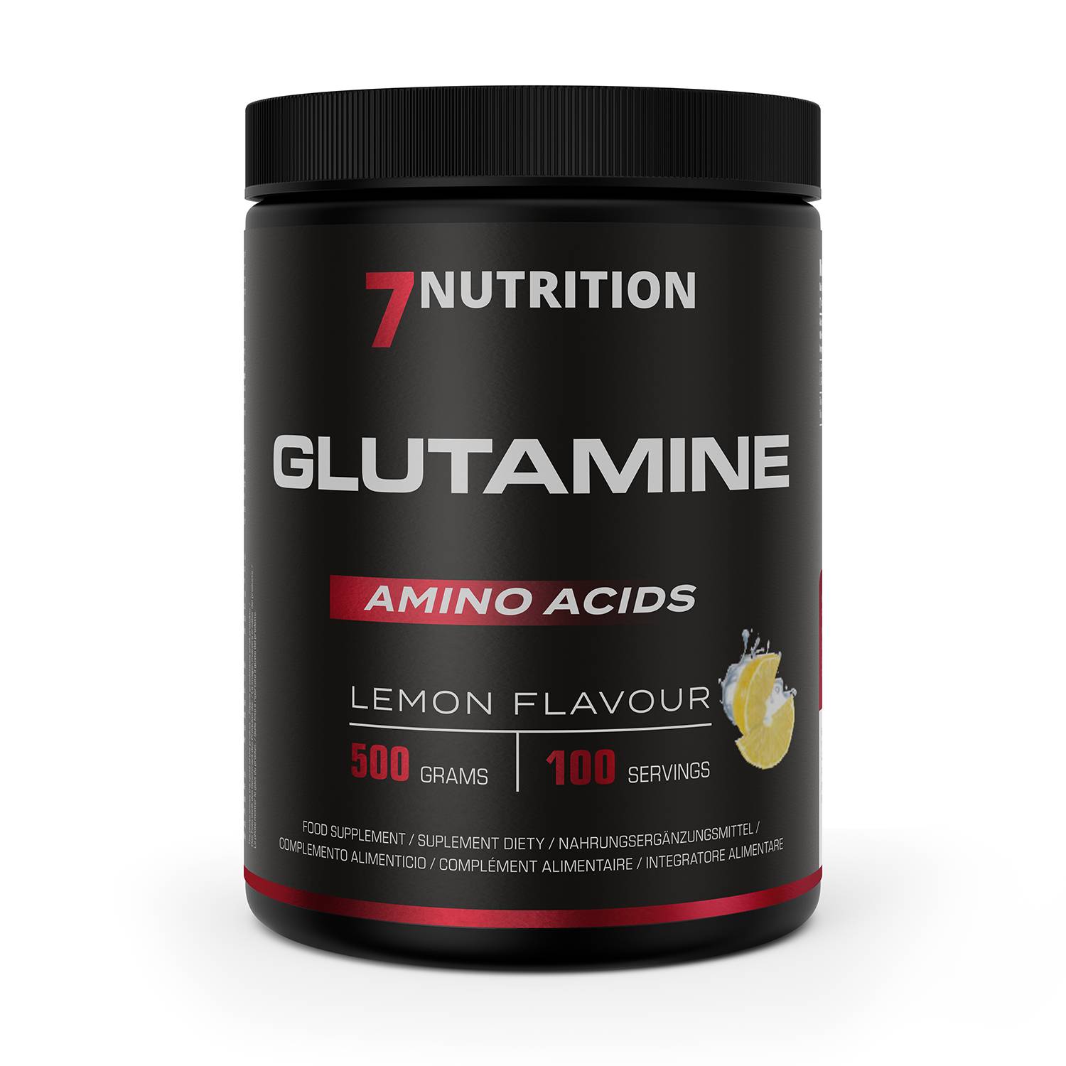 7nutrition glutamine lemon, 500 g