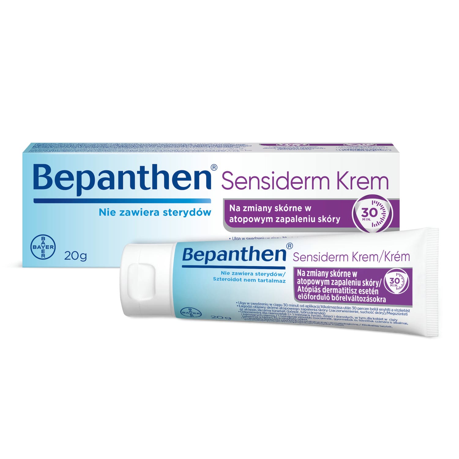 Bepanthen sensiderm - krem na podrażnienia, 20 g