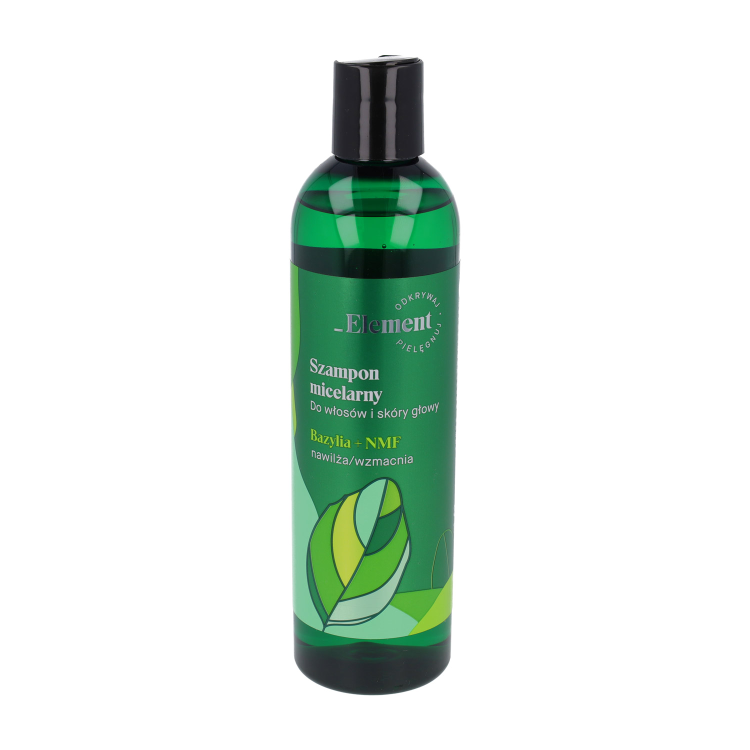 Vis plantis basil element - szampon wzmacniający przeciw wypadaniu włosów, bazylia + nmf, 300 ml