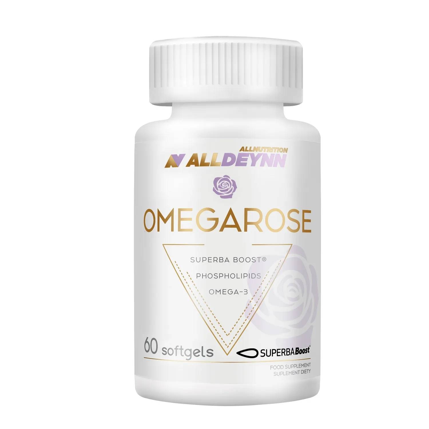 Allnutrition alldeynn omegarose, 60 kapsułek