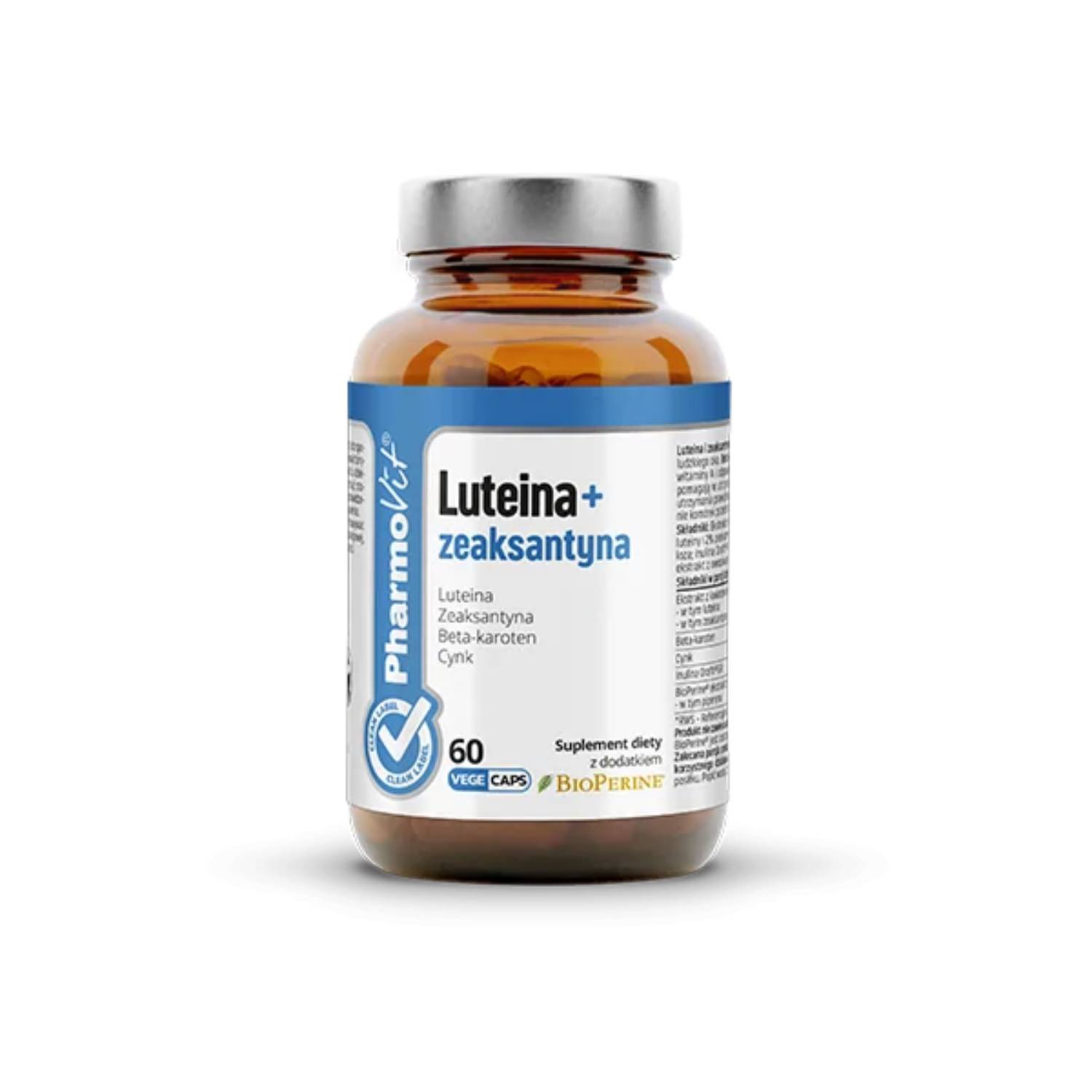 Pharmovit luteina + zeaksantyna, 60 kapsułek