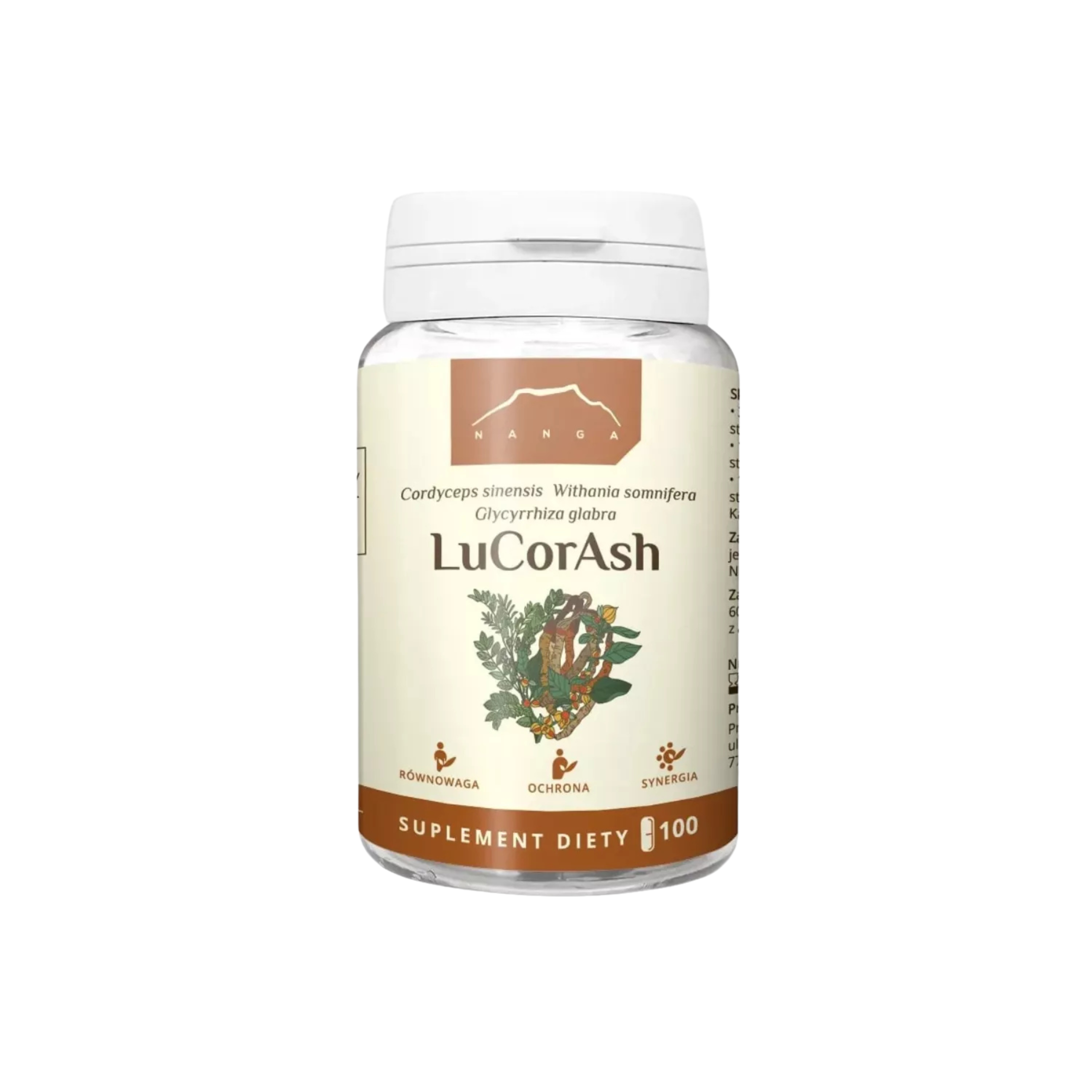 Nanga lucorash 500 mg, 100 kapsułek