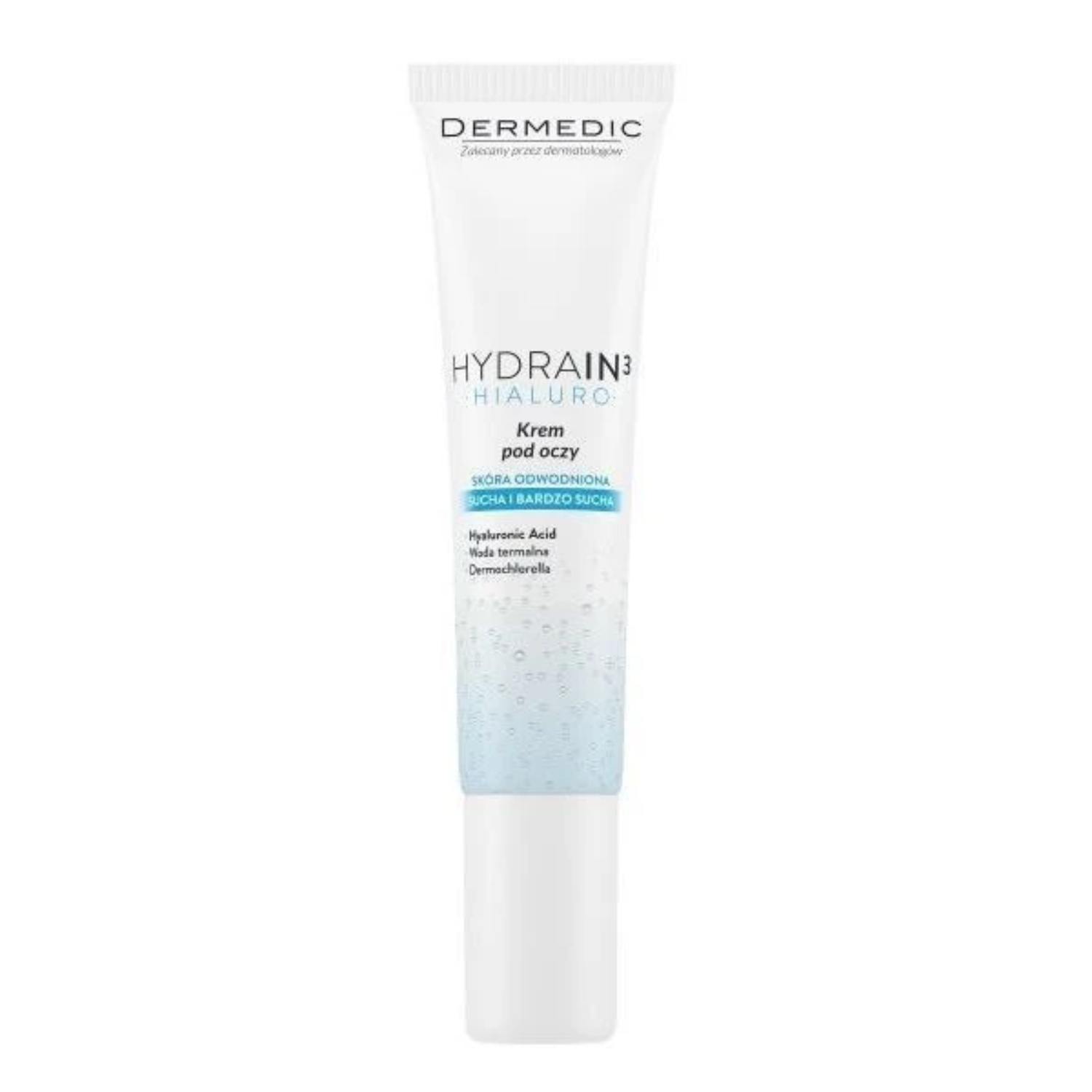 Dermedic hydrain 3 hialuro - krem pod oczy, 15 ml