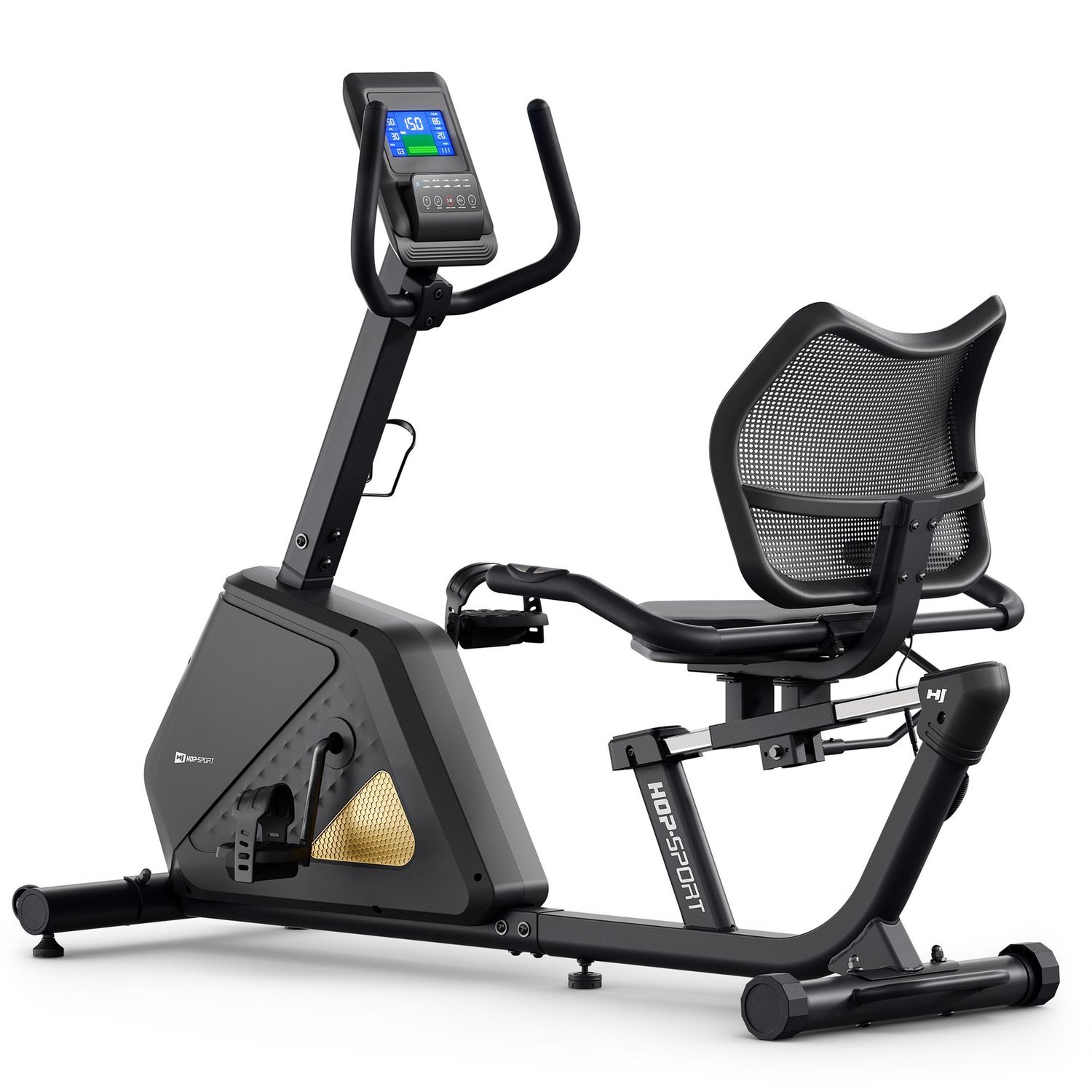 Liegeergometer HS-4500L Arkil schwarz/gold