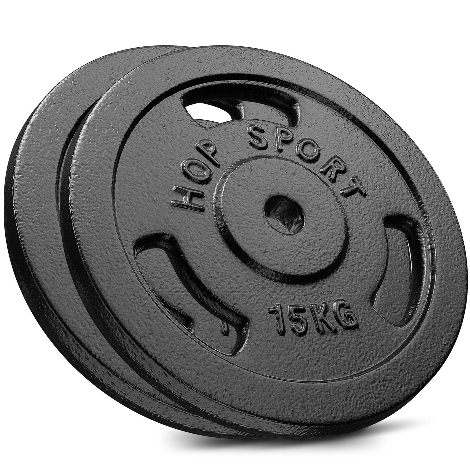Ensemble de disques de poids en fonte 30 kg 2 x 15 kg