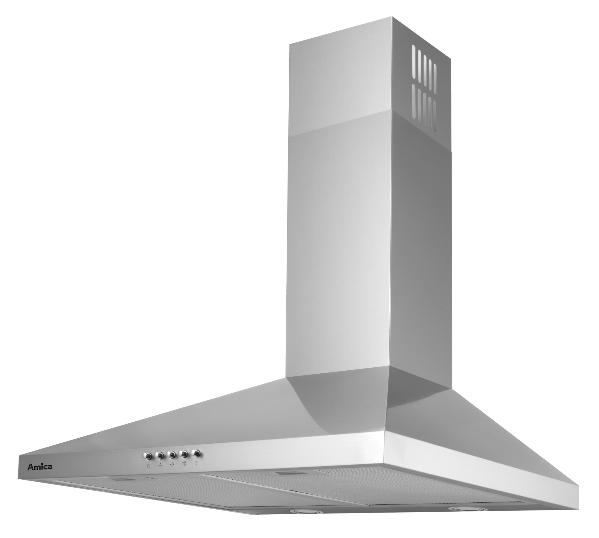 Okap kominowy Amica OKP6221Z Inox 60 cm Rodzaj sterowania: Przyciski Tryb pracy: Wyciąg/Pochłaniacz