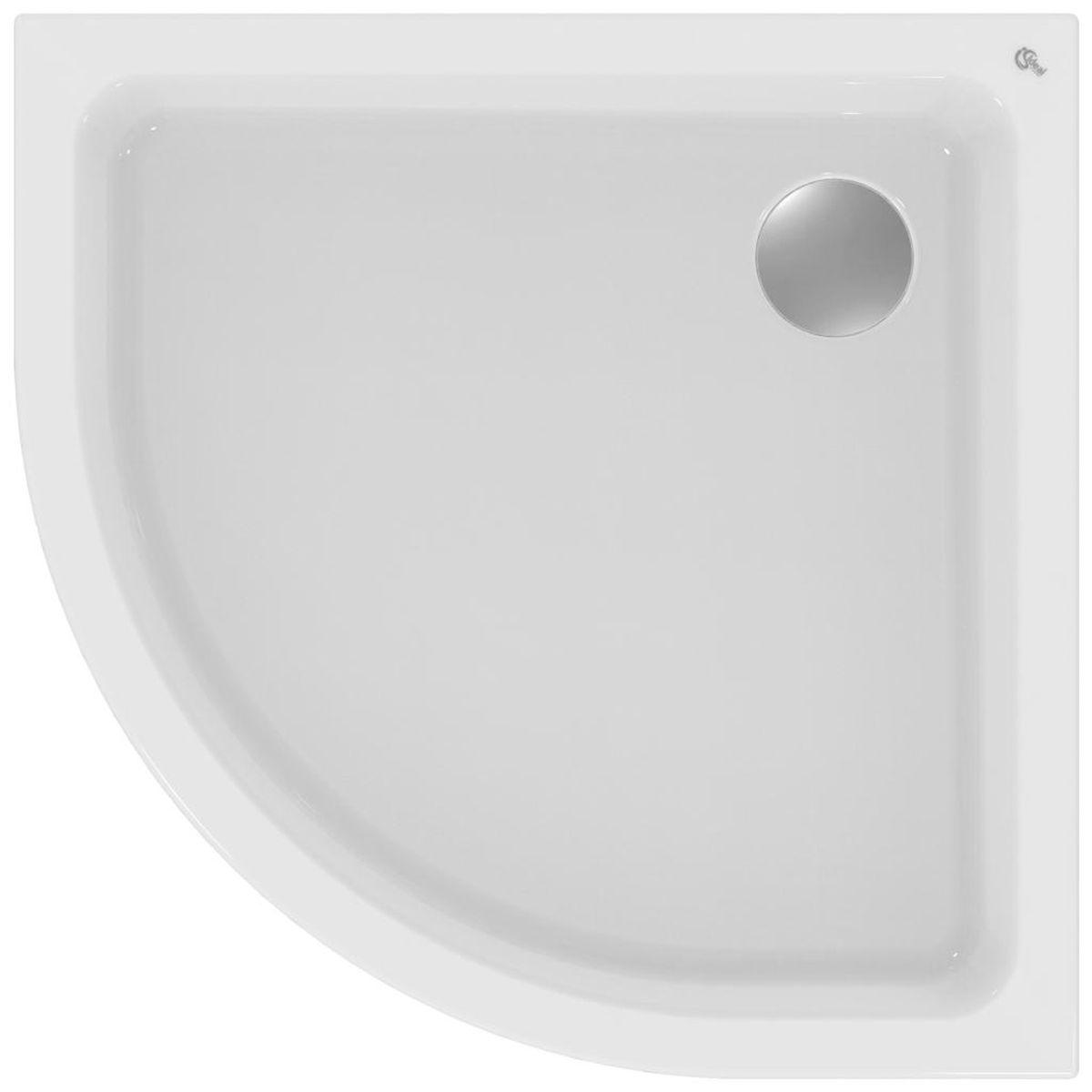 Ideal Standard Hotline New brodzik 80x80 cm półokrągły biały połysk K277901