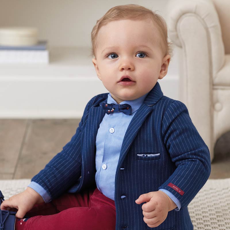 MAYORAL 2414 Elegancka marynarka do chrztu