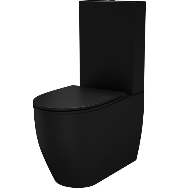 SDR CERAMICHE Kompakt WC BULL GRAFITE wirowy z deską wolnoopadającą