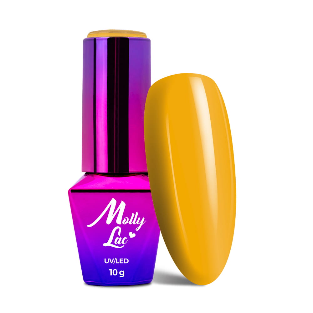 Lakier hybrydowy LED/UV Gel Polish MollyLac Fancy Fashion Nr 336 Sunrush 10 g