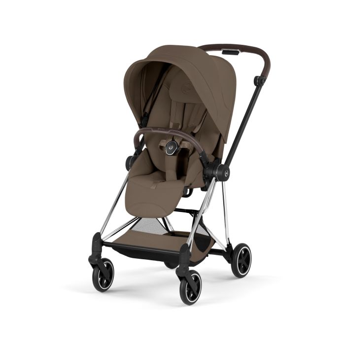 Cybex Mios 5.0 Style - wózek spacerowy-Coconut Brown-Chrome (with brown leather)