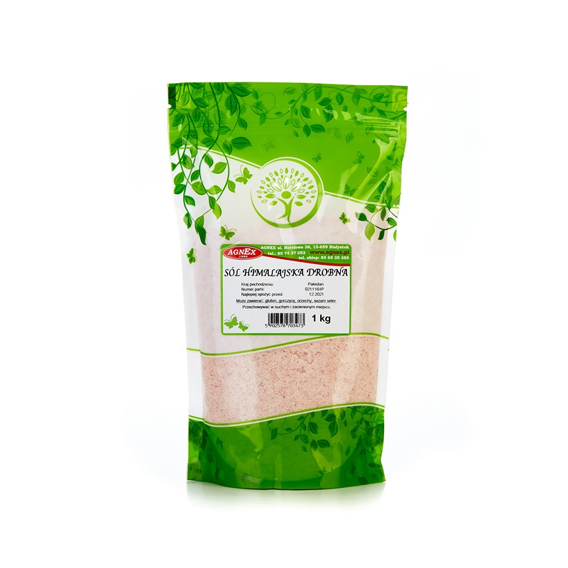 Sól himalajska różowa drobnoziarnista 1 kg
