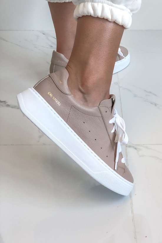 Sneakersy damskie cappuccino na zamówienie