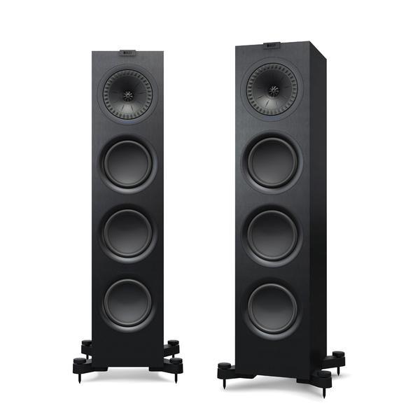Para kolumn czarne kef q750 - powystawowe