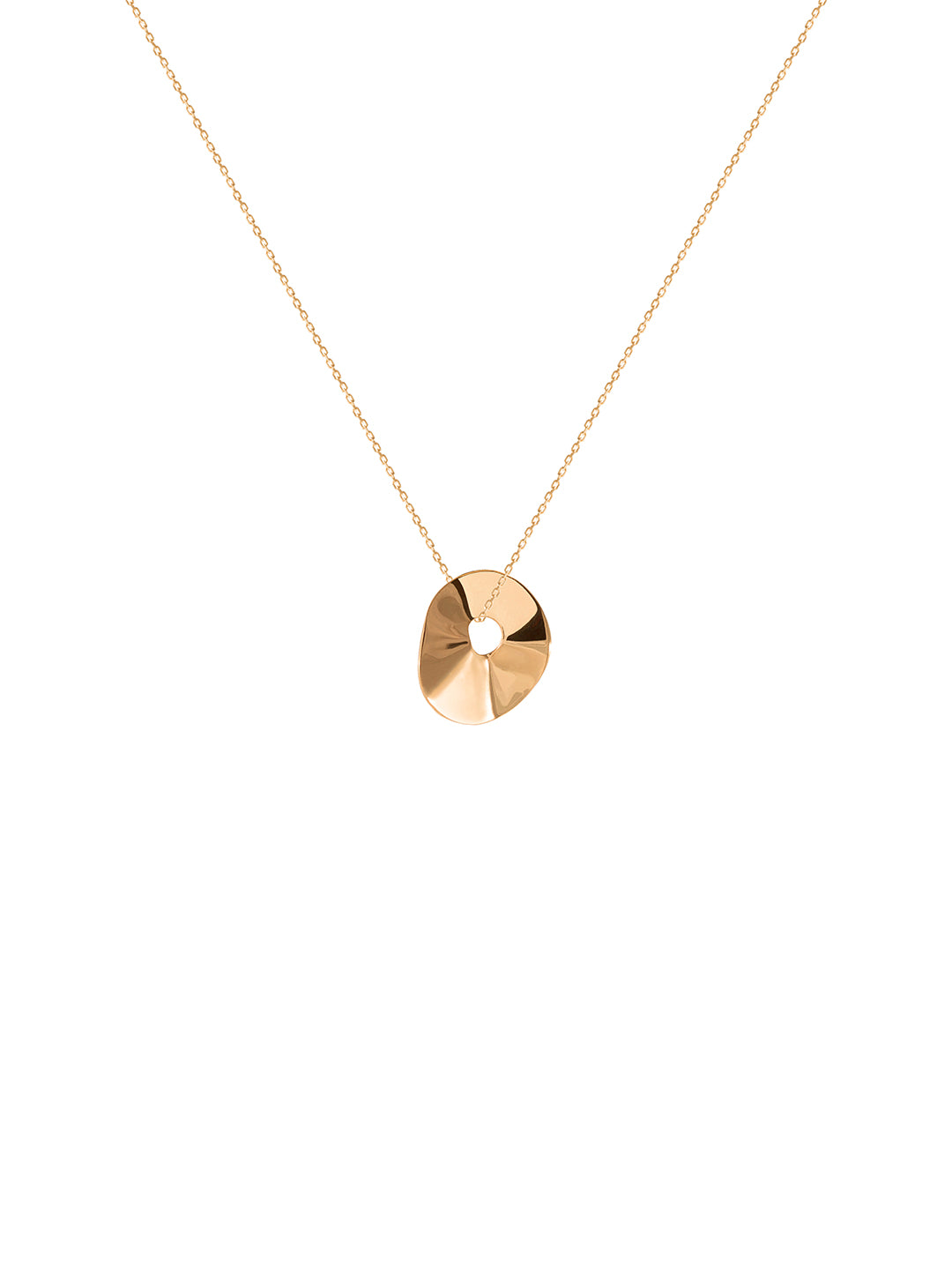 Vanda Necklace N°2 - naszyjnik z zawieszką o nieregularnym kształcie, 45