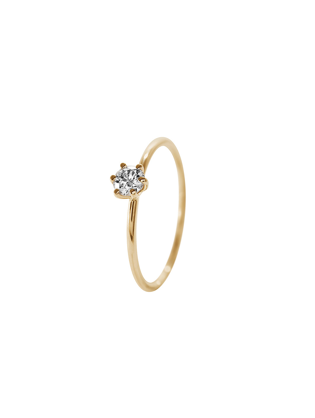 Rose Ring N°2 - Unikatowy pierścionek z diamentem, 0.30