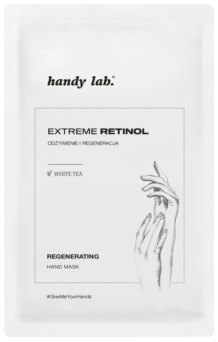 handy lab. Extreme Retinol maska na dłonie w rękawiczkach, 1 para