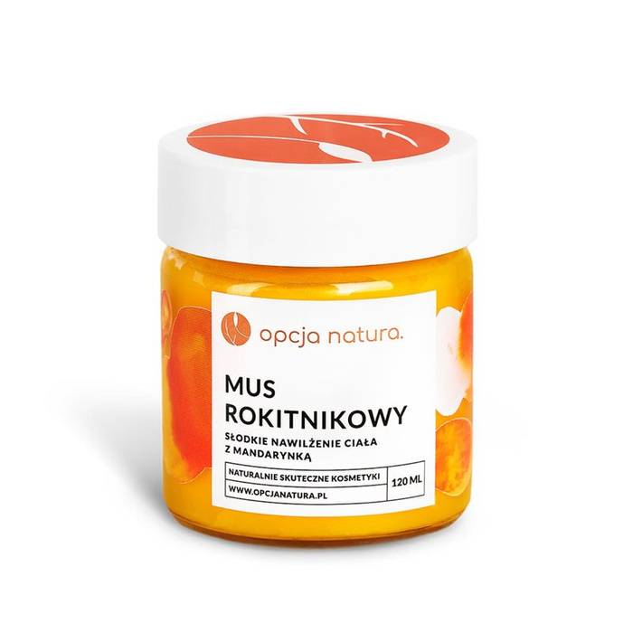 Opcja Natura Mus do ciała rokitnikowy, 120 ml