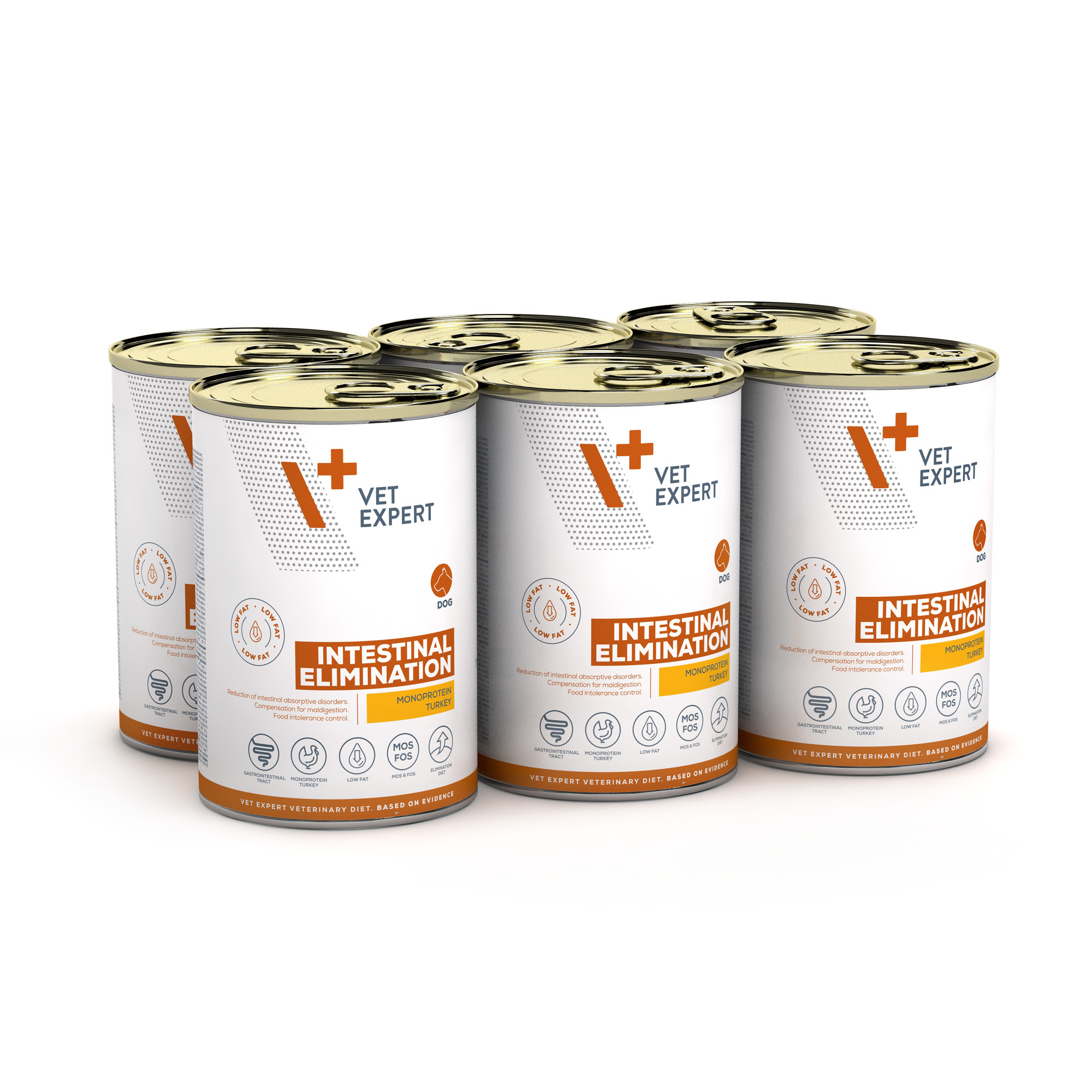 Intestinal Elimination Low Fat | VET EXPERT | 6x400g | Mokra karma weterynaryjna dla psów z zaburzeniami trawiennymi