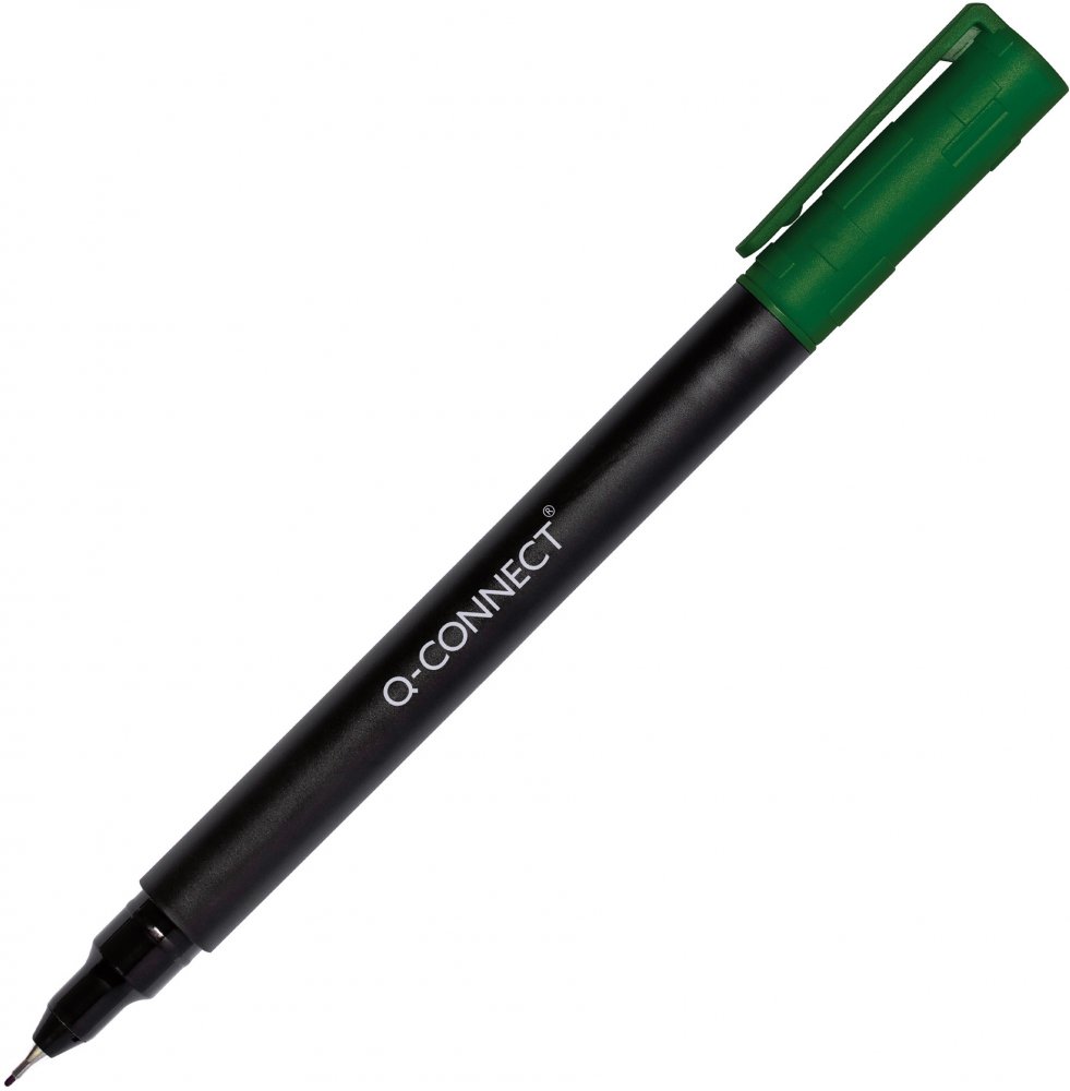 Marker do płyt CD i DVD Q-Connect, 0,4mm (S), zielony