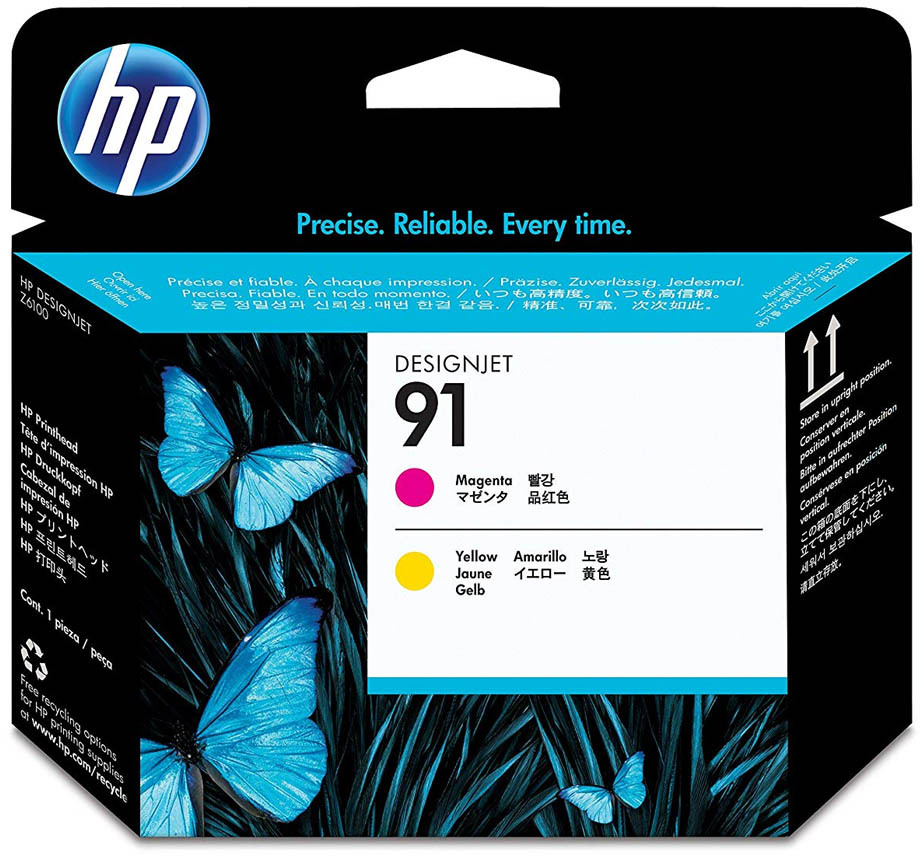 Głowica drukująca HP 91 (C9461A), magenta (purpurowy) /yellow (żółty)