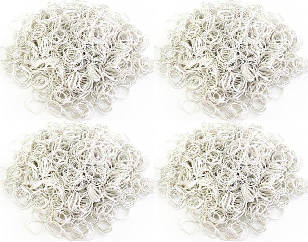 4x Gumki recepturki Emerson, 50mm, 1kg, biały