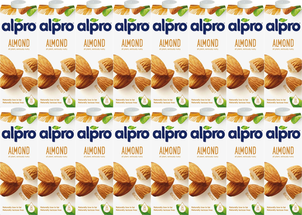 16x Napój migdałowy Alpro, 1l