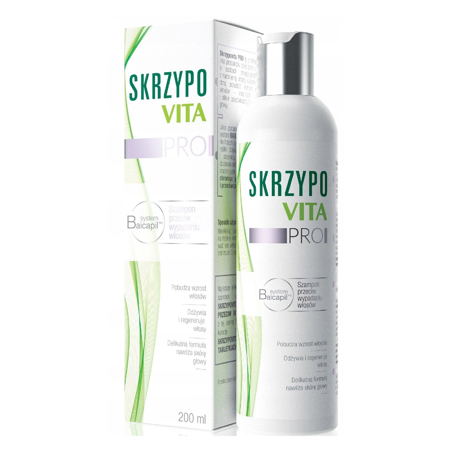 Skrzypovita pro - szampon przeciw wypadaniu włosów, 200 ml