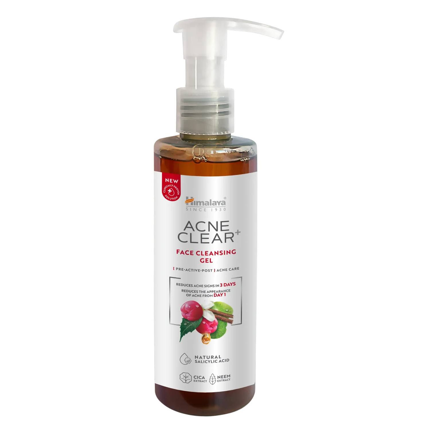 Himalaya acne clear+ - żel do twarzy przeciwtrądzikowy, 200 ml