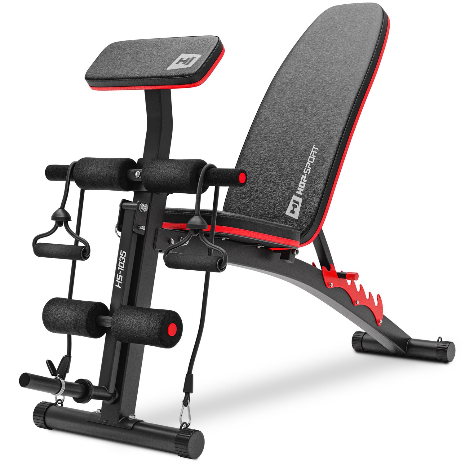 Banc de musculation HS-1035 avec pupitre à biceps