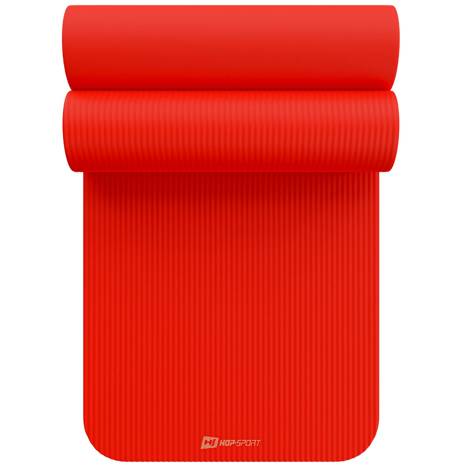 Mata fitness NBR 2cm - czerwona - 190x60 cm