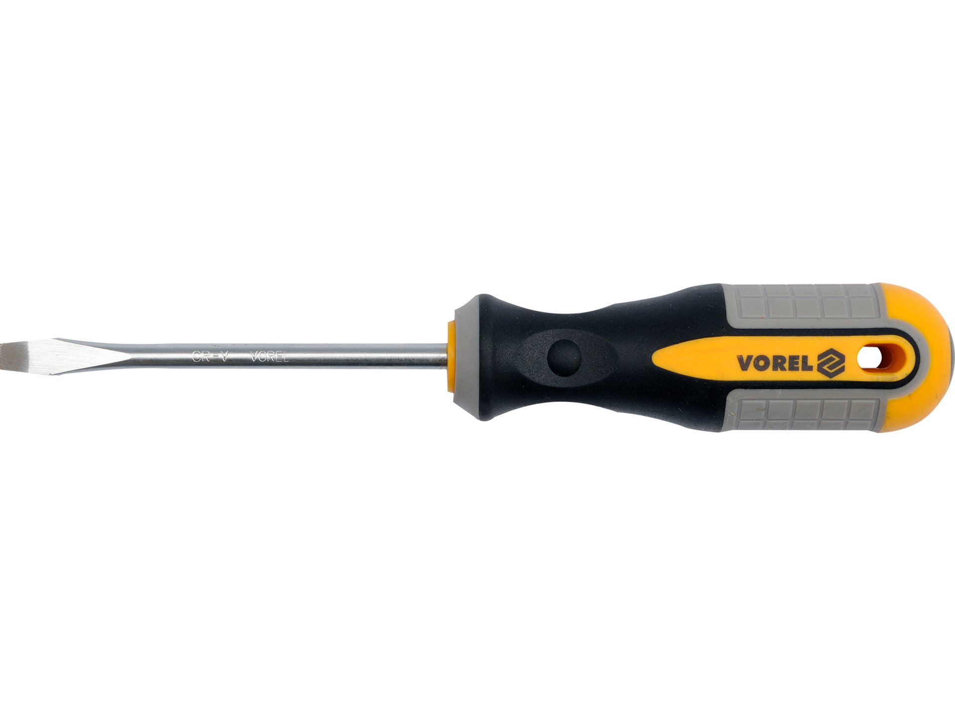 Wkrętak płaski VOREL 6x200mm długi mocny stal chromowo wanadowa CrV 60958