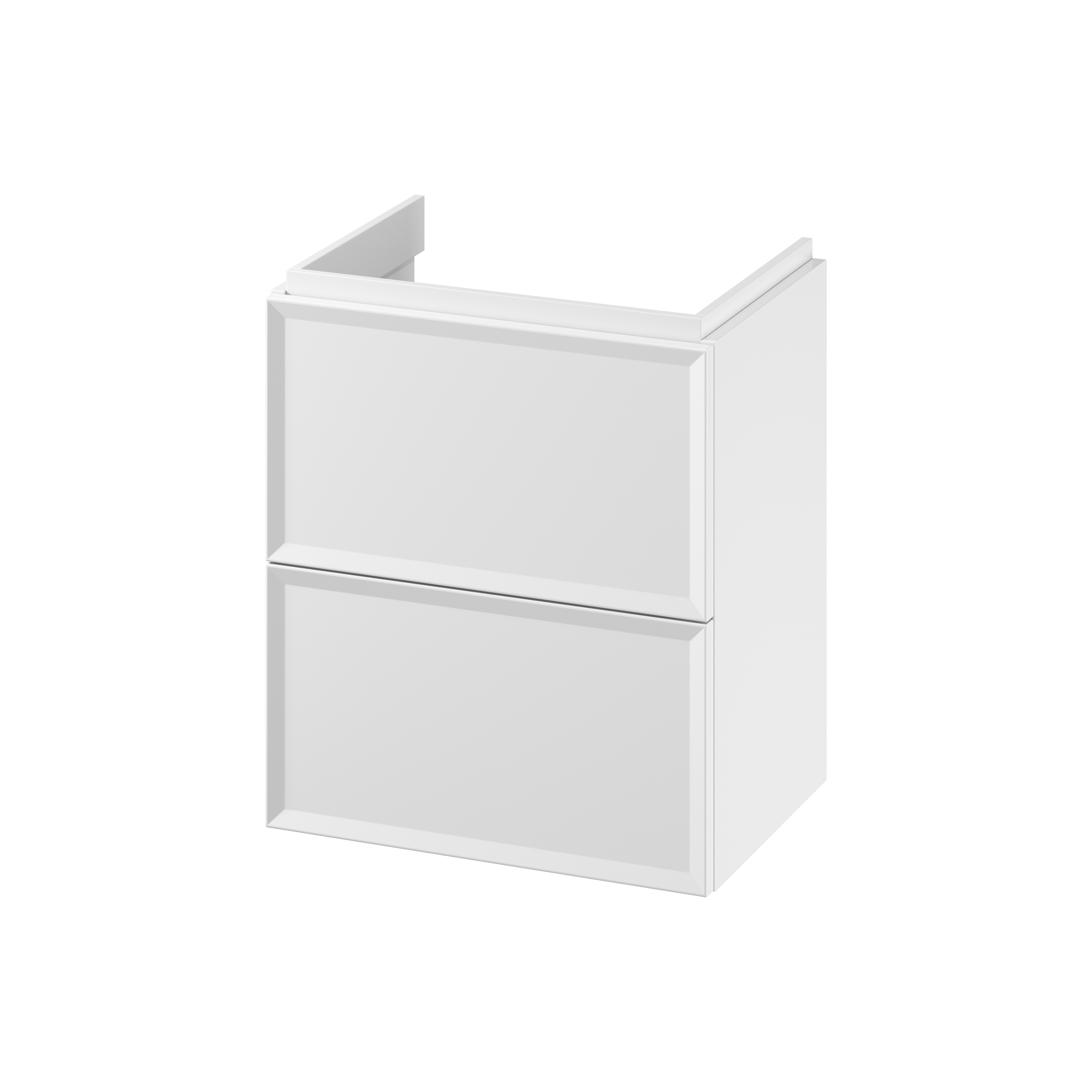 Darmowa Dostawa - Szafka 49.4x34.6x55.1 cm podumywalkowa wisząca biała Cersanit Milagros S1021005