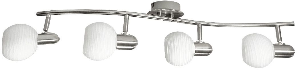 Darmowa Dostawa - Lampa podsufitowa 4x40 W biała-chrom-satyna Rabalux Aurel 6344